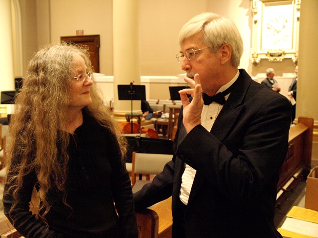 Julie with Tim Cierpke--Conductor